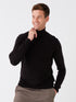 LC Waikiki Turtleneck Long Sleeve Men's Tricot Sweater